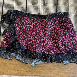 UO Floral Mini Skirt
